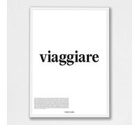 Treccani Emporium Poster - Viaggiare 30X40 Linea Definizione