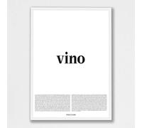 Treccani Emporium Poster - Vino 50X70 Linea Definizione