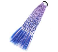 Trecce colorate estensioni dei capelli con bande coda di cavallo estensione dei capelli per ragazze accessori per capelli colorati extension per capelli morbide pratiche