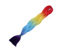 Trecce Jumbo sintetiche Ombre Color Trecce Extension for capelli Trecce a scatola(#26)