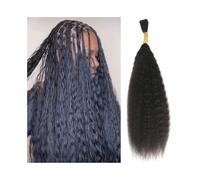 Trecce per capelli Capelli brasiliani Remy all'ingrosso for intrecciare, ciocche di capelli umani lisci e crespi senza trama Extension per capelli(22 22 inch)