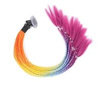 Trecce Per Casco Trecce Donna Parrucca Per Caschi 17 Colori Intrecciati Doppia Coda Coda Cavallo Con Ventosa Trecce Per Casco Per Donne Ragazze