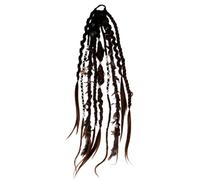 Treccia con extension per coda di cavallo per Capelli Donna Volume Marrone | Estensioni per Dreadlock Boho Capelli Per Ragazze Donne Fidanzata Moglie Casa All'Aperto