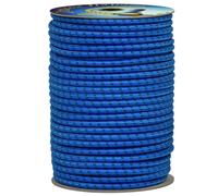 Treccia elastica azzurra 8 mm - 50 mt