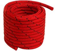 Treccia Elastica Rossa Ø 8 mm x 10 m - Corda Elastico Resistente Multiuso - Per Fissaggi, Campeggio, Nautica, Giardinaggio e Fai-da-te - LEMAG SRL