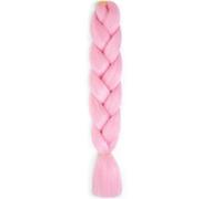 Treccia Jumbo Intrecciatura sintetica Capelli Ombre Estensione dei capelli Jumbo per le donne Trecce fai da te Capelli Rosa Viola Giallo-A16-24 pollici-1pcs/lotto