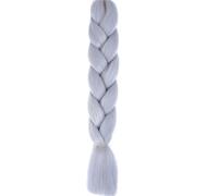 Treccia Jumbo Intrecciatura sintetica dei capelli Ombre Estensione dei capelli Jumbo per le donne Trecce fai da te Capelli Rosa Viola Giallo-A40-24 pollici-1pcs/lotto