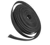 Treccia per fili Guaina trecciata nera, protezione pressacavi, guaina for cavi stretta, larghezza da 4 a 60 mm, guaina in materiale PET, 1 pezz0(14MM*1M)