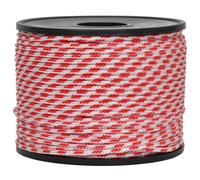 Treccia sky bianca con spia rossa 2 mm - 100 mt