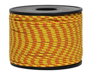 Treccia sky gialla con spia rossa 2 mm - 100 mt