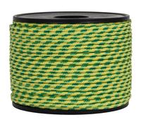 Treccia sky gialla con spia verde 2 mm - 100 mt