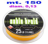 Trecciato 8 Capi Multicolor Pesca Bolentino Vertical Jigging X Mulinello Mt. 300