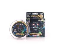 TRECCIATO DA PESCA JATSUI MOONSTER BRAI X8 MULTICOLOR 500 MT SEZIONE ROTONDA