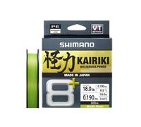 Trecciato Lenza Kairiki 8+ - 300m 0.19mm 12.8kg Mantis Green Shimano