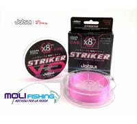 TRECCIATO PESCA SPINNING-TRAINA JATSUI STRIKER X8 PINK BOBINA 275 MT- PE8