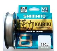 TRECCIATO SHIMANO Kairiki PE GRIGIO GRAY 150mt 8 FILI MORBIDO E RESISTENTE