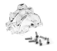 TReCVd Scatola per Ingranaggi in plastica per alloggiamento della Scatola del Guscio Custodia differenziale Compatibile con TT02 TT-02 1/10 Accessori per Le Parti di aggiornamento per Auto RC(2pcs)