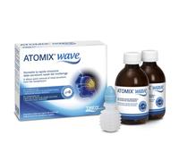 Tred Atomix Wave Dispositivo Per Igiene Rinofaringea Atomix Soluzione Salina 4 Flaconi Da 250 Ml