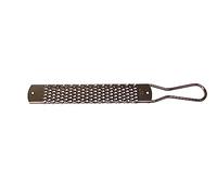 Tredoni - Grattugia allungata/lunga, in acciaio inox, per cioccolato/formaggio, limone/arancia 3.3 mm Argento