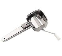 Tredoni Grattugia in acciaio inox per prezzemolo e tritatutto con coperchio, per erbe aromatiche, aglio e cipolla