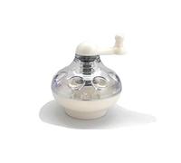 Tredoni Tritatutto per macina noce moscata, grattugia rotativa a dado/mandorle/spezie, colore: bianco