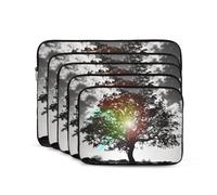 Tree Art Custodia per laptop da 17 pollici Custodia per laptop portatile antiurto moda borsa per laptop per donne uomini valigetta per laptop