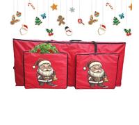 Tree Bags - wreath storage bag | christmas tree storage bag | UV Resistant with 2 Front Pockets | Holiday Supplies Wreath Organizer Pouch | christmass village organizer for Laundry Living Room