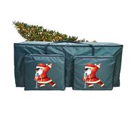 Tree Bags - wreath storage bag | christmas tree storage bag | UV Resistant with 2 Front Pockets | Holiday Supplies Wreath Organizer Pouch | christmass village organizer for Laundry Living Room