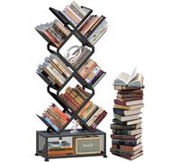 Tree Bookcase, Libreria Ad Albero a 9 Livelli Con Armadietto, Libreria Da Scriva