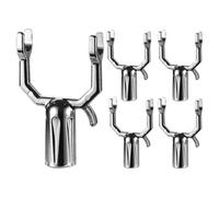 Tree Branch Support, Fruit Tree Limb Holder, Leaning Adjustable Straightening, Rust-Proof Metal Plant Straightener for Outdoor Planting Vineyards Flower, 3.94x2.36 Inches 5 Pieces