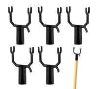 Tree Branch Support - Metal Multipurpose Branch Crutches, 5PCS Reusable Black Tree Braces, Adjustable Plant And Fruit Tre Supports, Vegetable Garden Stakes, Durable Leaning Holders, Outdoor Gardening
