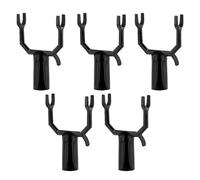 Tree Branch Support, Metal Plant Crutches, Multipurpose Reusable Braces Set, 3.62x2.32x0.83 inches, 5PCS Black Holders for Leaning Trees, Fruit Plants, Vegetables, Garden