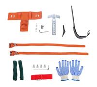 Tree Climbing Spike, Adjustable Spikes, Heavy Duty Climb Tool, Secure Foot Straps, Outdoor Gear Set for Gardening, Trimming, Cutting, Fruit Picking, Orchard Maintenance, Tree Work, Recreation