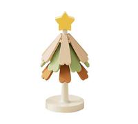 Tree Coasters, Set di sottobicchieri per albero di Natale, Estetico pieghevole in silicone tappetino protettivo resistente al calore per tavolo da pranzo cucina ciotole piatti tazze bevande