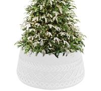Tree Collar - Soft Reusable Festive Ring, Decorative Christmas Tree Stand Cover | Holiday Home Decoration for Indoor and Outdoor Use, Friends, Adults, Kids, Parties, Seasonal Decor, Living Room, Porch