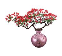 Tree di denaro del feng naturale con base di fetta di agata per decorazioni per la scrivania per la ricchezza, guarigione degli ornamenti di alberi in pietra di cristallo,