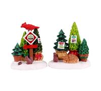 Tree Farm Display Set Of 2 Cod. 14844