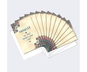 Tree-Free Greetings EcoNotes 12-Count Age Doesn't Mean Blank Notecard Set With Envelopes, All Occasion, Ralph Waldo Emerson Quote (FS56960) Tasto per nome Honor