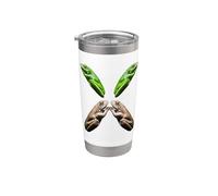 Tree Frog Symmetry - Custode australiano per rettili con labbra bianche Bicchiere termico in acciaio inox doppia parete