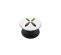 Tree Frog Symmetry - Custode australiano per rettili con labbra bianche PopSockets PopGrip Adesivo