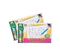 Tree House Kids Manuscript Pad Tablet with printed writing guide on inside cover | Pack of 2, Total of 120 Sheets | Perfect for Kids in Pre-school up to 2nd Grade