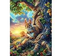 Tree House Squirrel Puzzle 500 Pezzi Per Regalo Di Laurea Cartone Di Alta Qualità Per Studenti Animal Pets Per Decorazione Ufficio Stampa Ad Alta Definizione Qualità Premium 500 PCS