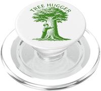Tree Hugger Kid Hugging a Tree Earth Day PopSockets PopGrip per MagSafe