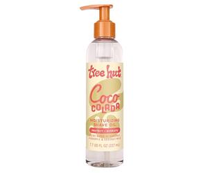 Tree Hut Bare Coco Colada Moisturizing Shave Oil, 7.7 fl oz, Gel-to-Oil Formula, Ultra Hydrating Barrier for a Close, Smooth Shave, For All Skin Types