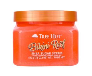 Tree Hut Bikini Reef Shea Sugar Scrub, 510 g, scrub ultra idratante ed esfoliante per la cura del corpo essenziale e nutriente