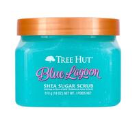 Tree Hut Blue Lagoon - Scrub allo zucchero di karitè 18 once, esfoliante ultra idratante e esfoliante per nutrire la cura del corpo essenziale