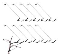 Tree Limb Spreader - 10X Fruit Tree Branch Puller, 14.2in With Protective Rubber Sleeve, Heavy Duty Iron Wire Construction, 4.2mm Thickness Grade, Professional Orchard Bending Tool- For Garden & Farmi