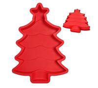 Tree Mold, Silicone Holiday Mould, Food Grade Flexible, Festive Baking Creation, Mousse Candy Gummy Tool Specialty Kitchen Accessory for Chocolate Soap Baking
