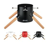 Tree Nest Base per Albero di Natale Supporto Albero di Natale Piede con Serbatoio d'Acqua - Family Christmas Tree Stand per Alberi Fino a 3,5 Metri, Tronco da 6 a 15 cm Nero