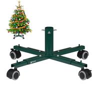 Tree Nest Base per Albero Natale Supporto Piedistallo Finto con Ruote Piede per 250 cm Artificiale Verde - Movable